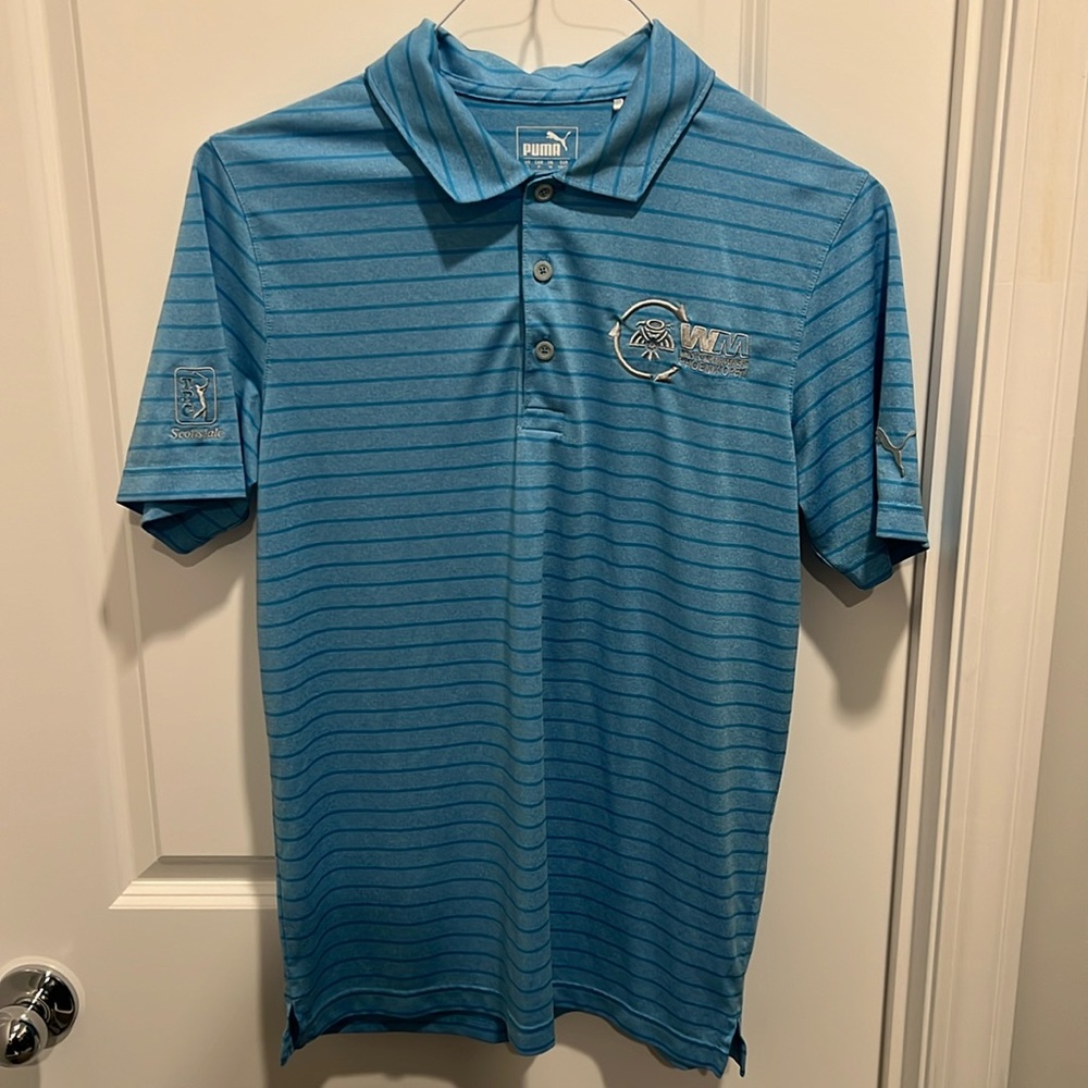 Puma golf polo waste management Phoenix open size small